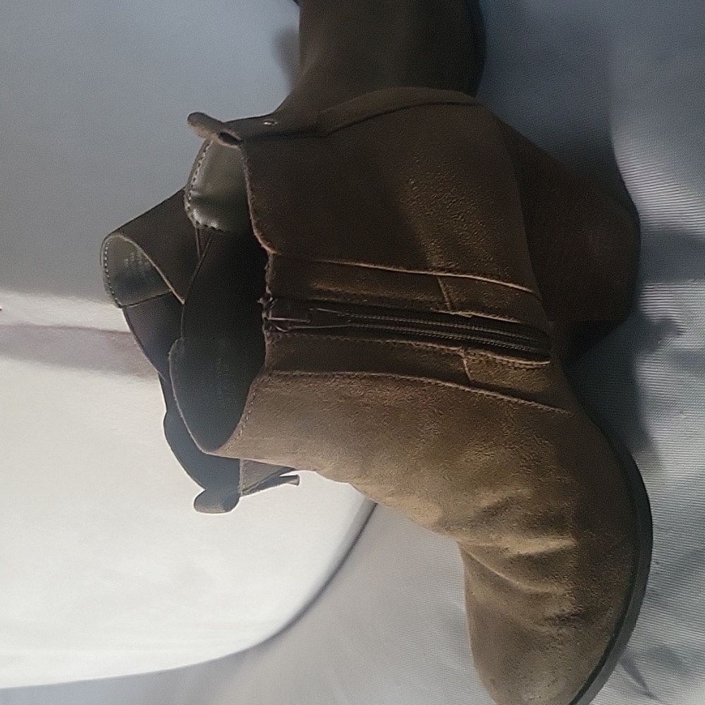 Mix No 6 SUEDE FEEL VINCEE WESTERN STYLE BOOTIES - Picture 8 of 8